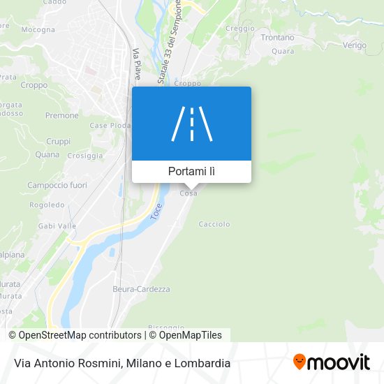 Mappa Via Antonio Rosmini