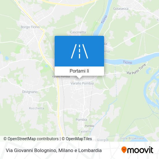 Mappa Via Giovanni Bolognino