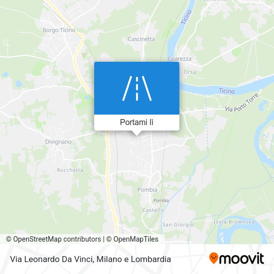 Mappa Via Leonardo Da Vinci