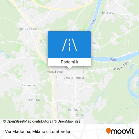 Mappa Via Madonna
