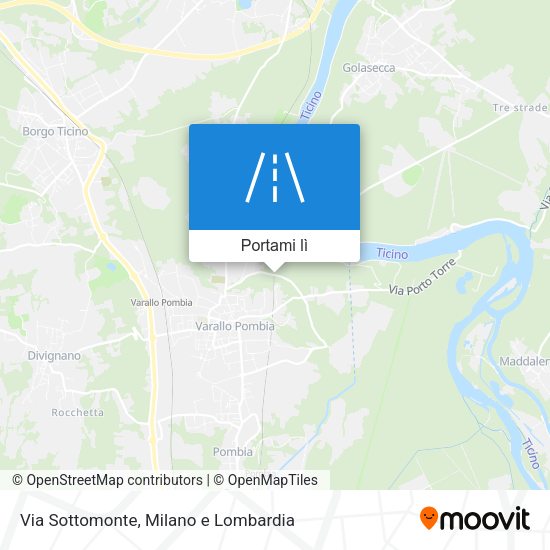 Mappa Via Sottomonte