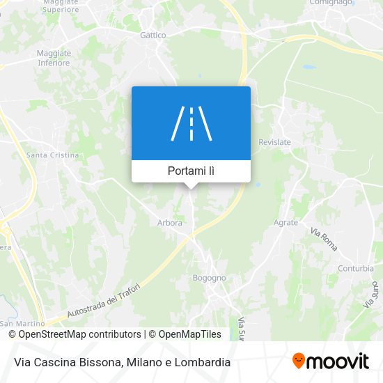 Mappa Via Cascina Bissona
