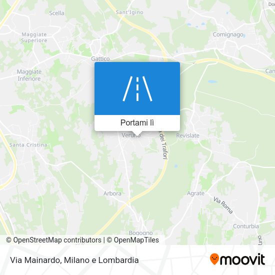 Mappa Via Mainardo
