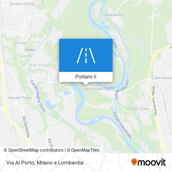 Mappa Via Al Porto