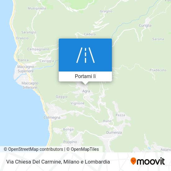 Mappa Via Chiesa Del Carmine