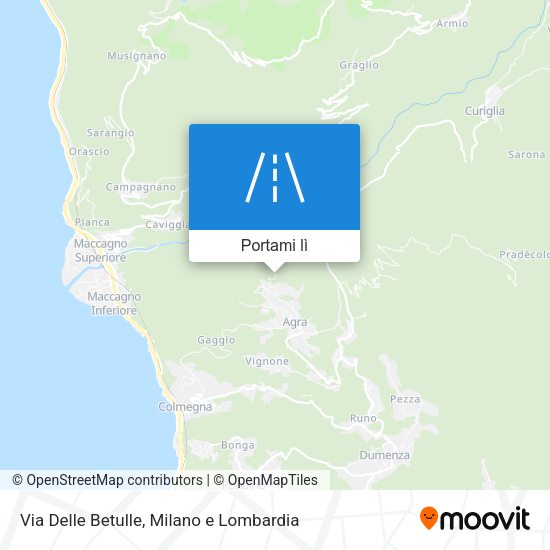 Mappa Via Delle Betulle