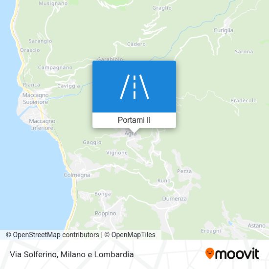 Mappa Via Solferino