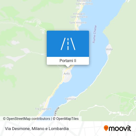 Mappa Via Desmone