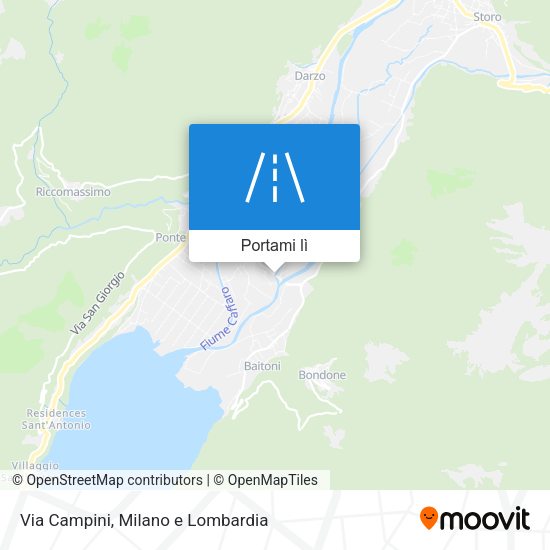 Mappa Via Campini