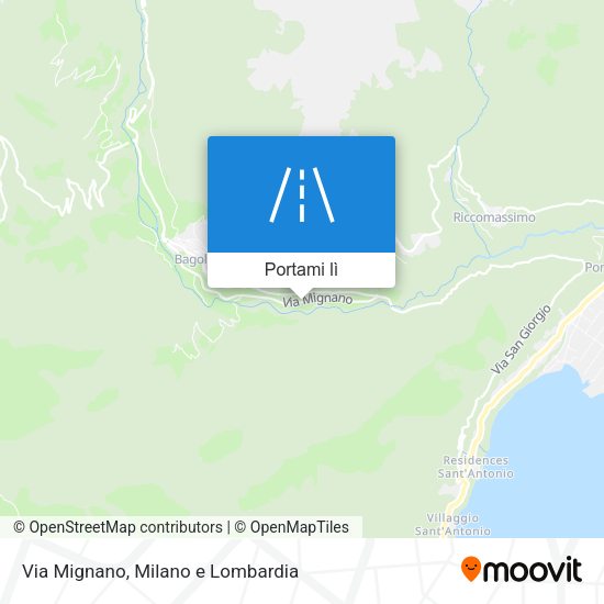 Mappa Via Mignano