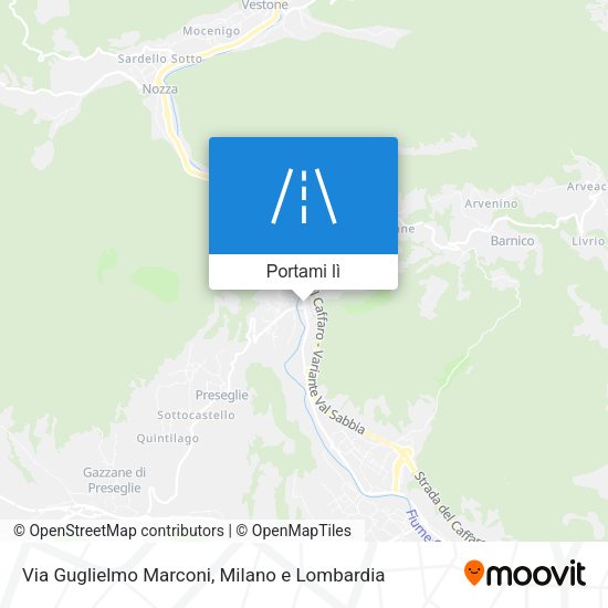 Mappa Via Guglielmo Marconi