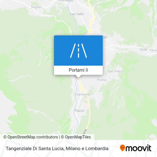 Mappa Tangenziale Di Santa Lucia