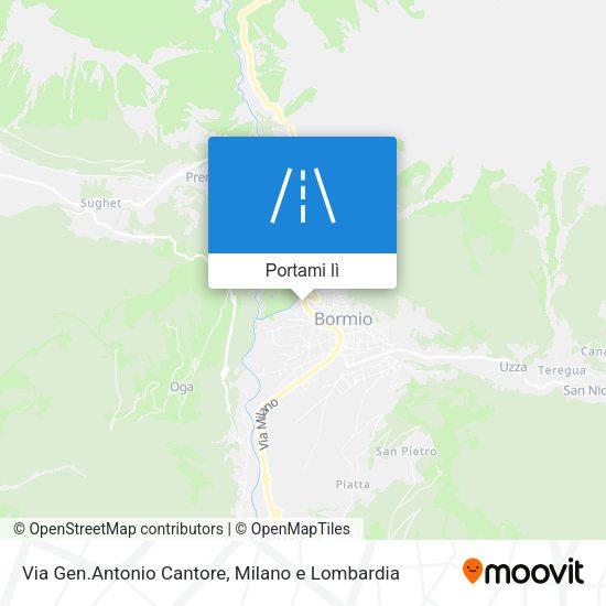 Mappa Via Gen.Antonio Cantore