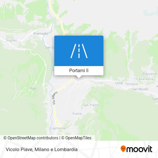 Mappa Vicolo Piave