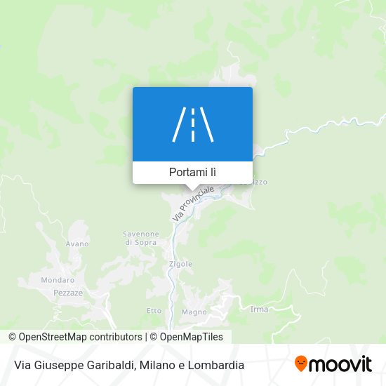 Mappa Via Giuseppe Garibaldi