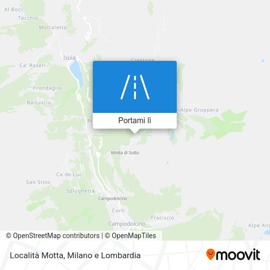 Mappa Località Motta