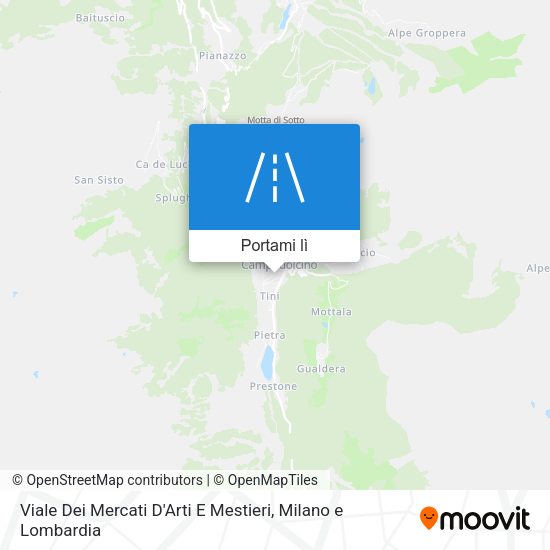 Mappa Viale Dei Mercati D'Arti E Mestieri