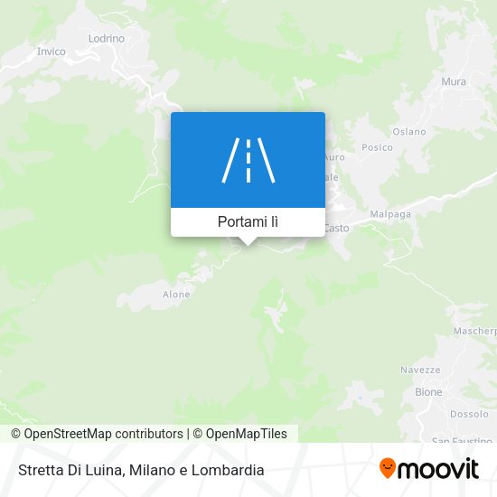 Mappa Stretta Di Luina