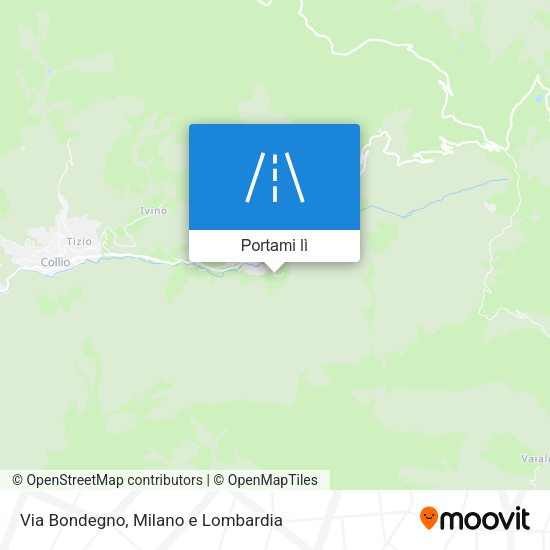 Mappa Via Bondegno