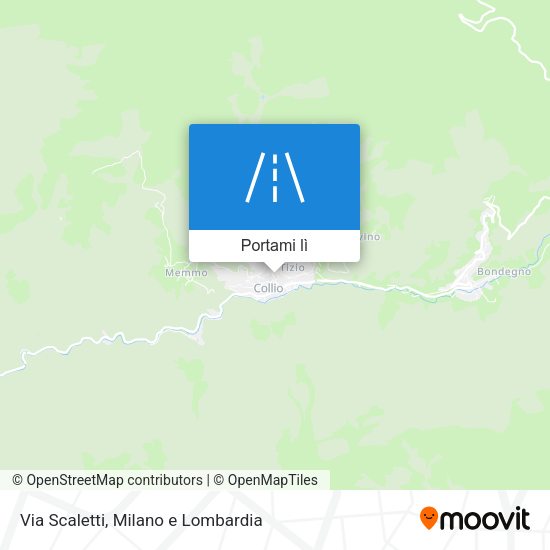 Mappa Via Scaletti