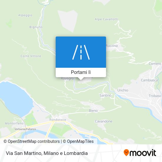 Mappa Via San Martino