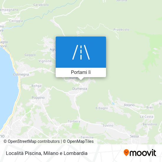 Mappa Località Piscina
