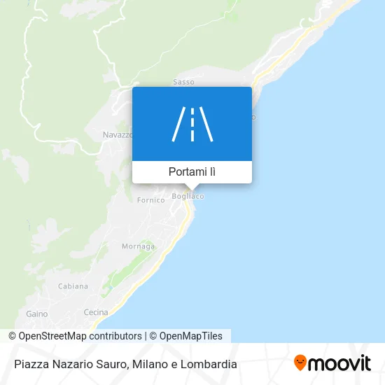 Mappa Piazza Nazario Sauro