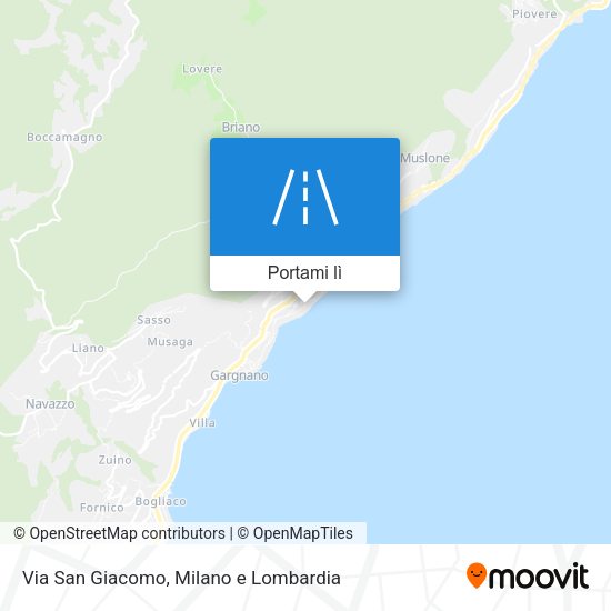 Mappa Via San Giacomo