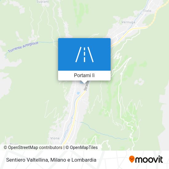 Mappa Sentiero Valtellina