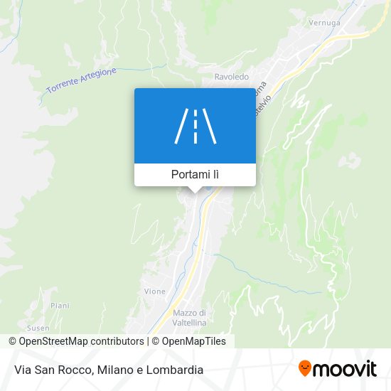Mappa Via San Rocco