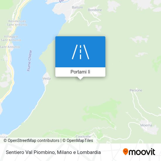 Mappa Sentiero Val Piombino