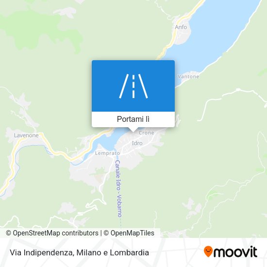 Mappa Via Indipendenza