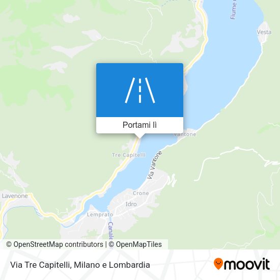 Mappa Via Tre Capitelli