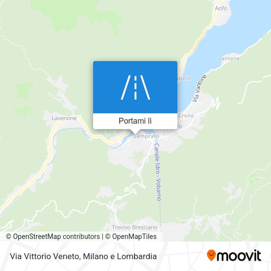 Mappa Via Vittorio Veneto