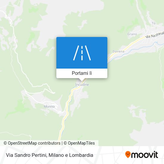 Mappa Via Sandro Pertini