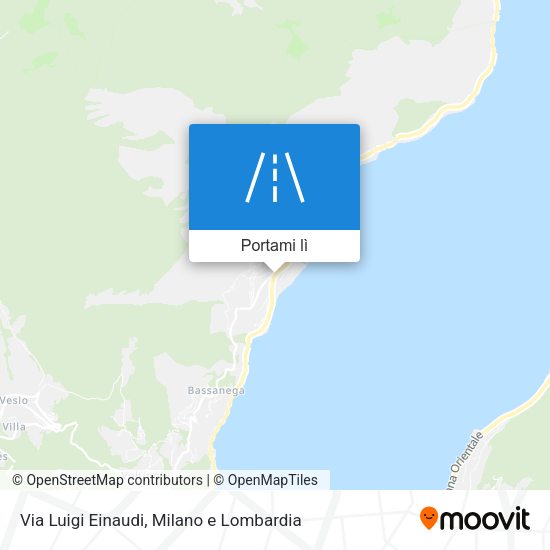 Mappa Via Luigi Einaudi