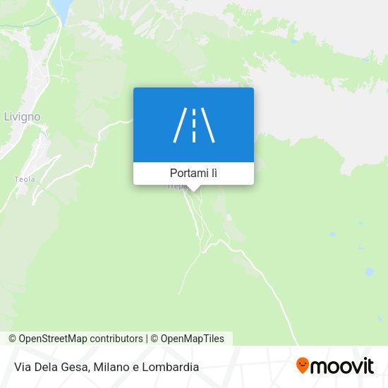 Mappa Via Dela Gesa
