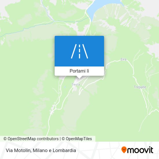 Mappa Via Motolin