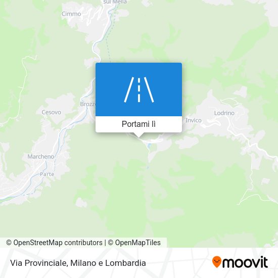 Mappa Via Provinciale