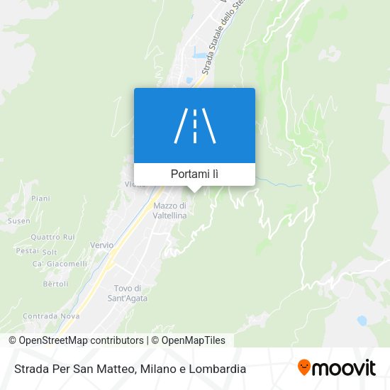Mappa Strada Per San Matteo