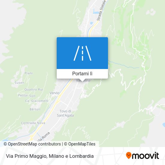 Mappa Via Primo Maggio