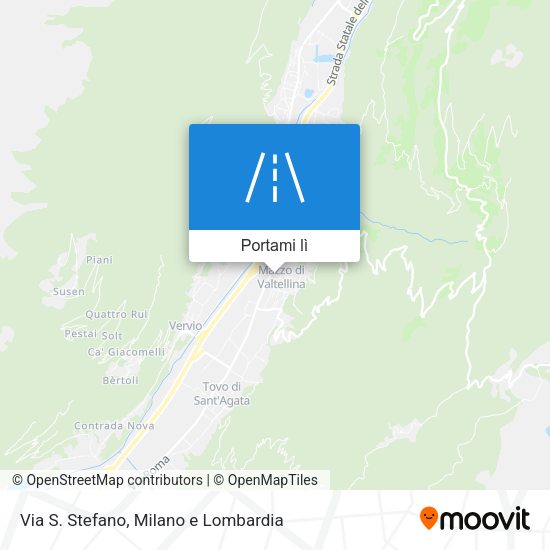 Mappa Via S. Stefano