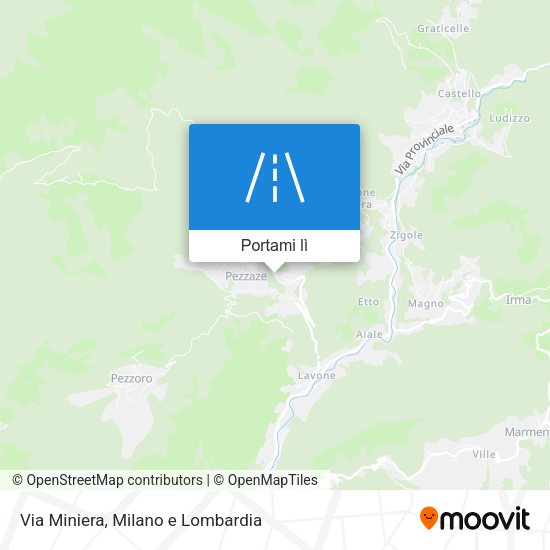 Mappa Via Miniera