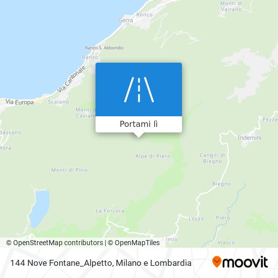Mappa 144 Nove Fontane_Alpetto