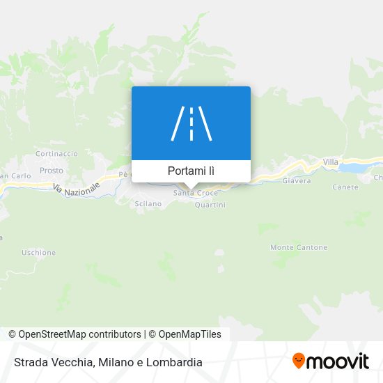 Mappa Strada Vecchia