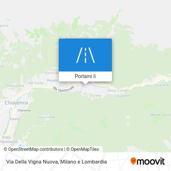 Mappa Via Della Vigna Nuova