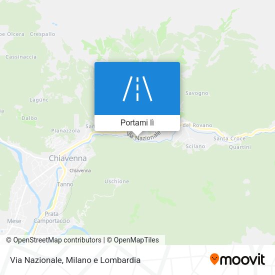 Mappa Via Nazionale