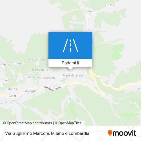 Mappa Via Guglielmo Marconi