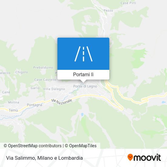 Mappa Via Salimmo