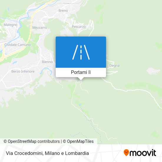 Mappa Via Crocedomini